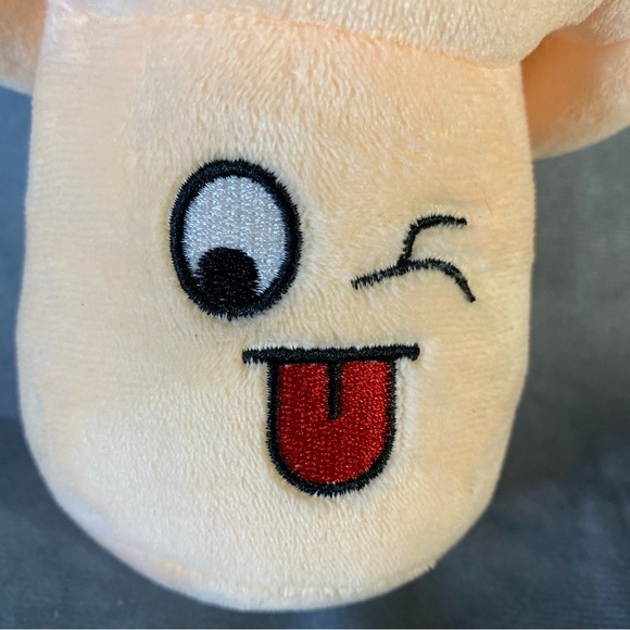 Mushroom Plush Duo Pink & Purple Hanging Display Happy Face Office Car Deco - Picture 4 of 13